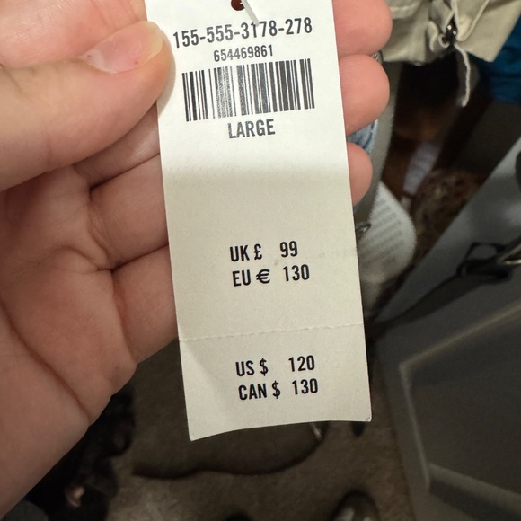 Abercrombie & Fitch Light Blue Denim Overalls - Picture 6 of 6